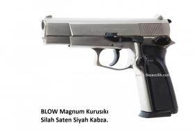 BLOW Magnum Kurusıkı Silah Saten Siyah Kabza.