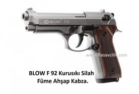 BLOW F 92 Kurusıkı Silah Füme Ahşap Kabza.