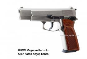 BLOW Magnum Kurusıkı Silah Saten Ahşap Kabza.