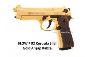 BLOW F 92 Kurusıkı Silah Gold Ahşap Kabza.