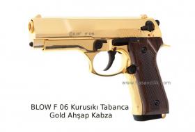 BLOW F 06 Kurusıkı Tabanca Gold Ahşap Kabza.