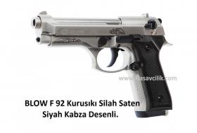 BLOW F 92 Kurusıkı Silah Saten Siyah Kabza Desenli.