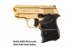 BLOW MİNİ 09 Kurusıkı Silah Gold Siyah Kabza.