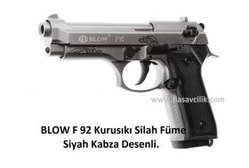 BLOW F 92 Kurusıkı Silah Füme Siyah Kabza Desenli.