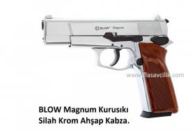 BLOW Magnum Kurusıkı Silah Krom Ahşap Kabza.