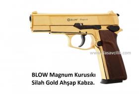 BLOW Magnum Kurusıkı Silah Gold Ahşap Kabza.