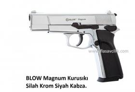 BLOW Magnum Kurusıkı Silah Krom Siyah Kabza.