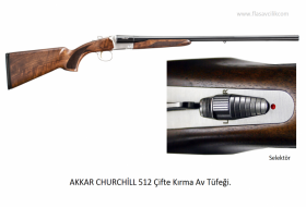 AKKAR CHURCHİLL 512 Çifte Kırma Av Tüfeği.