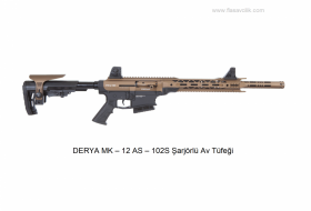 DERYA MK – 12 AS – 102S Şarjörlü Otomatik Av Tüfeği