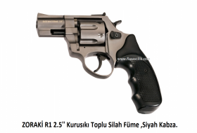 ZORAKİ R1 2.5'' Kurusıkı Toplu Silah Füme ,Siyah Kabza.