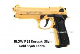BLOW F 92 Kurusıkı Silah Gold Siyah Kabza.