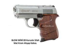 BLOW MİNİ 09 Kurusıkı Silah Mat Krom Ahşap Kabza.