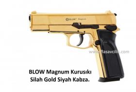 BLOW Magnum Kurusıkı Silah Gold Siyah Kabza.